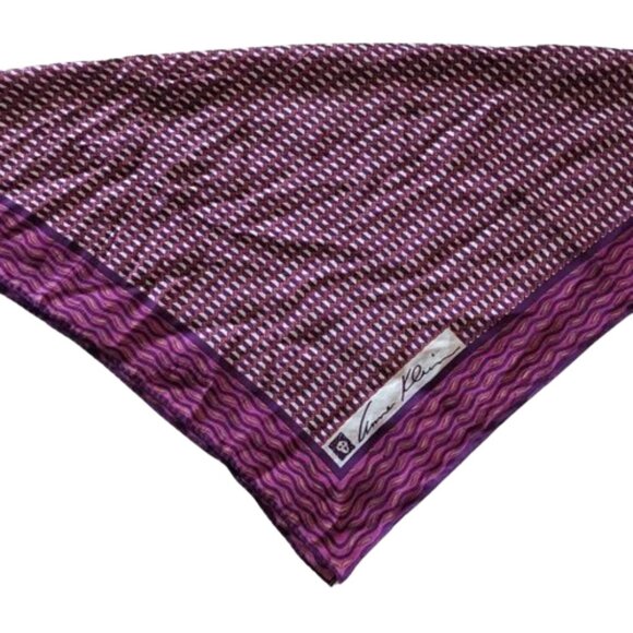 Anne Klein patterned square scarf - Picture 1 of 9